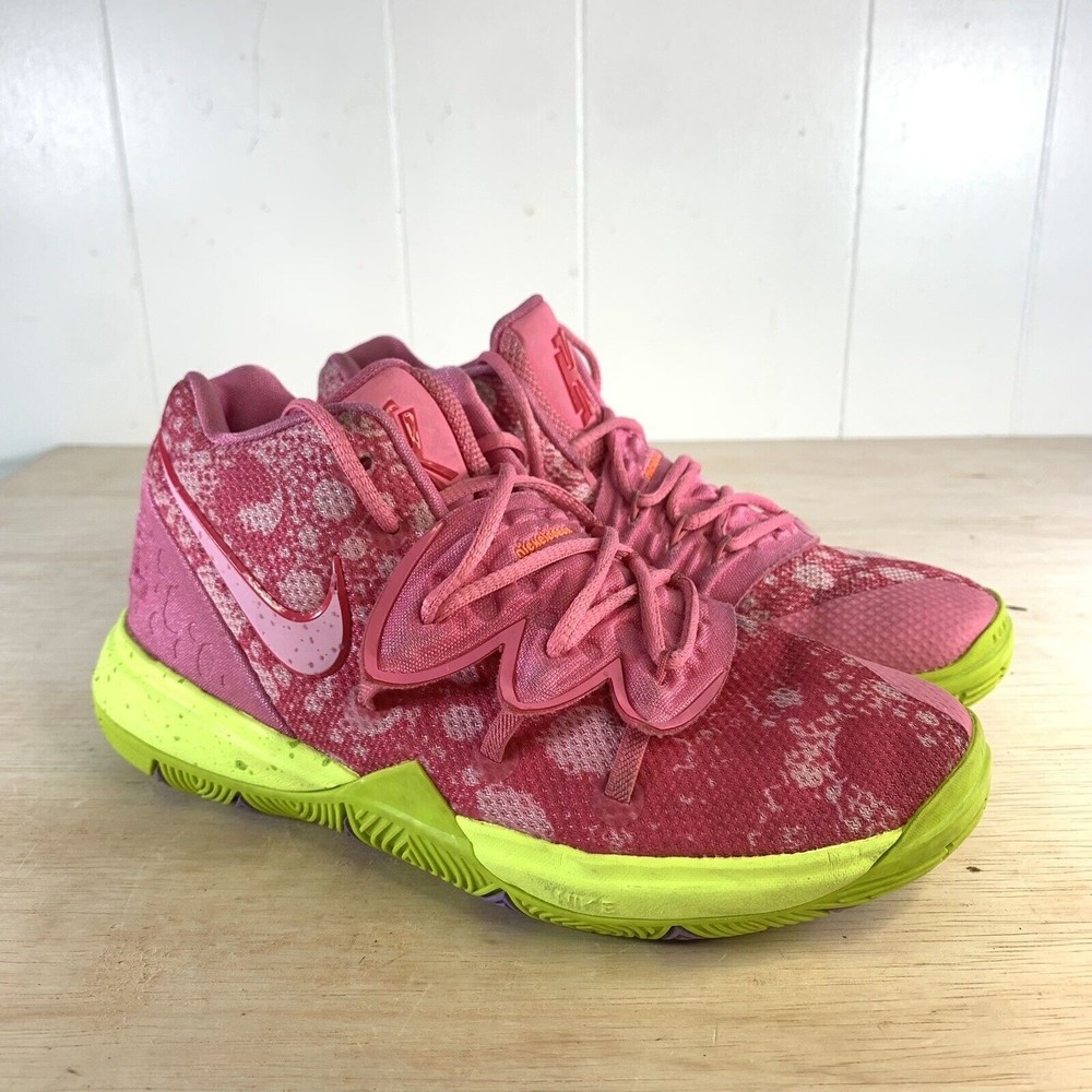Nike Kyrie 5 Nickelodeon SpongeBob Patrick Pink CN4501-600 Girls Size 2 Youth